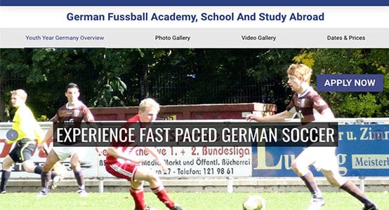 German Soccer Academies