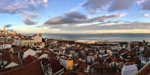 Vista Panorâmica do Mirante de Amadora, Lisboa, Portugal