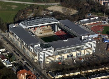 Denmark pro football club stadium